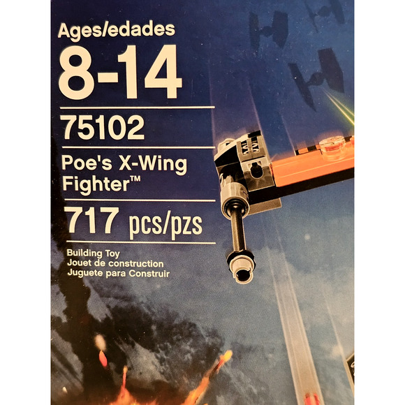 POE'S X-WING FIGHTER Star Wars LEGO Set #75102 NEW Sealed RETIRED Unopened - Picture 3 of 16